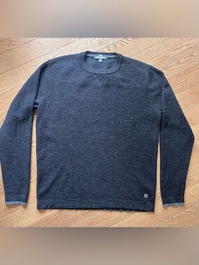 Smartwool Men's Crewneck Sweater in Dark Charcoal | Size Large